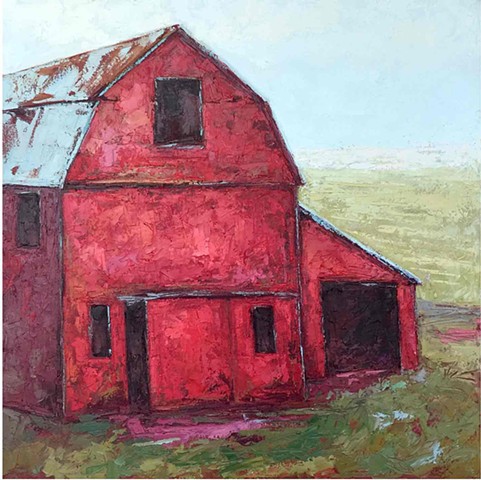 Classic red barn