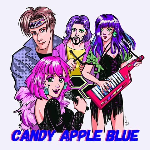 Candy Apple Blue Album Anime Art