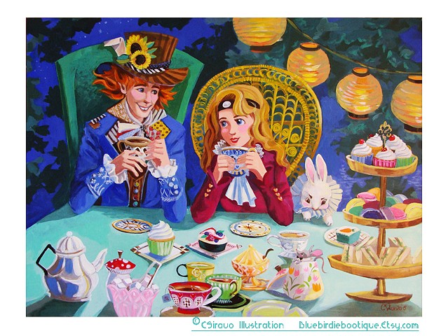 Alice and Hatter Teaparty