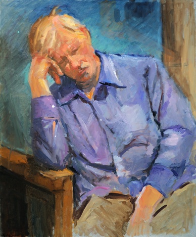 lowenstein portrait of man sleeping