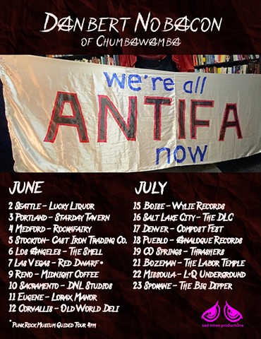 WE'RE ALL ANTIFA NOW tour June-July 2026