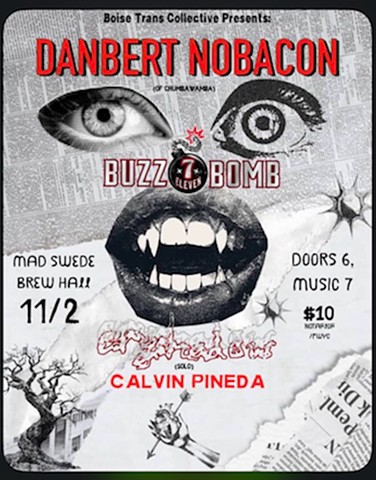 Sunday November 2nd *Mad Swede Brew Hall, BOISE, ID*