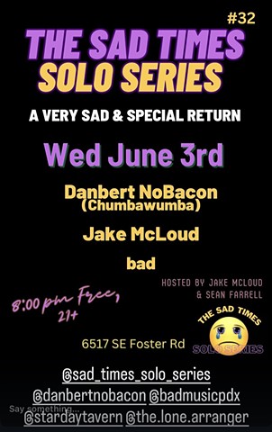 Wednesday June 3rd 2026 - Starday Tavern, PORTLAND OR