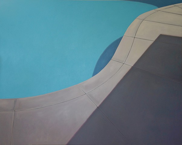 jacob cooley art painting swimming pool