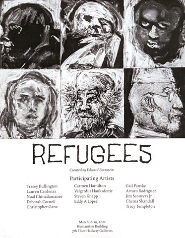 Refugees postcard