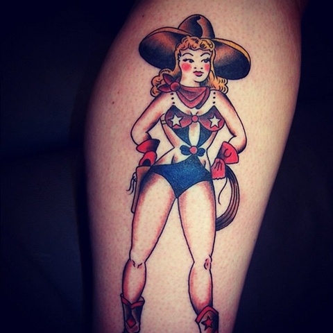 Cowgirl (Sailor Jerry)
