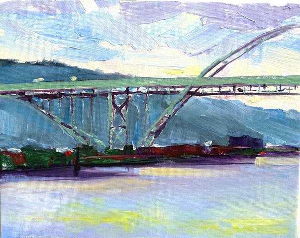 Suicide Bridge, Portland 2014