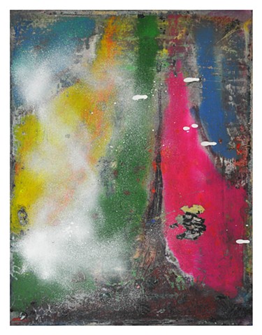 untitled
oil and spray paint on linen
40 x 32 cm
2006-14