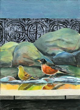 Dori"s Robin & Yellow Finch