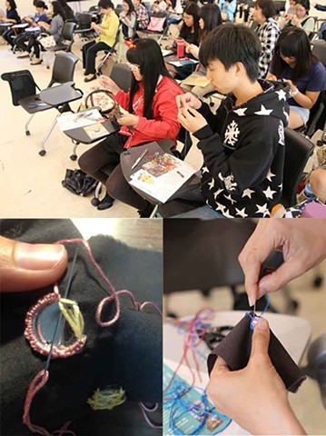 Yunlin University Workshop- India Mirror Embroidery