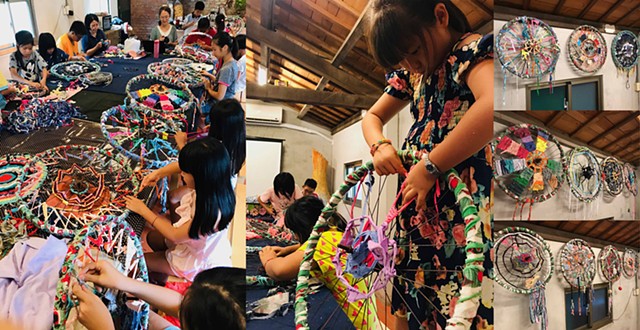 2019 ChangLong Environmental Art Project weaving workshop