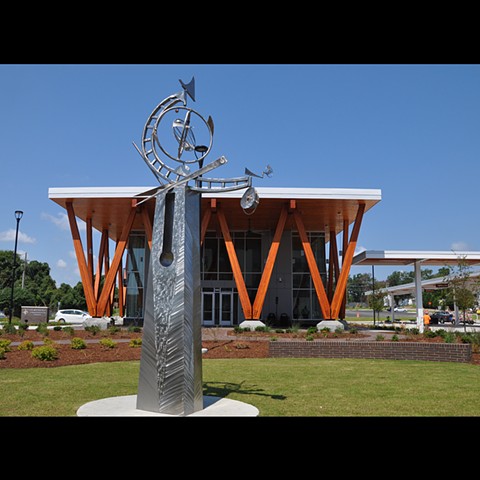 G.K. Butterfield Transportation Center Greenville, NC Sculpture