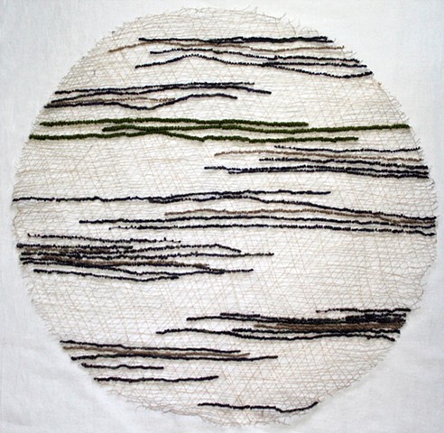 Orb of threads and lengths of yarn