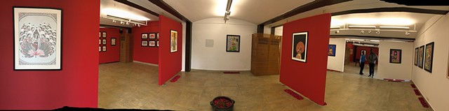 Santosh Kumar Das exhibition, Ojas Gallery