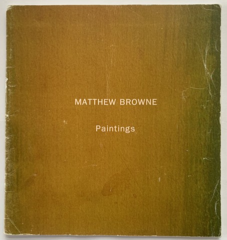 Matthew Browne - 'Painting' 


