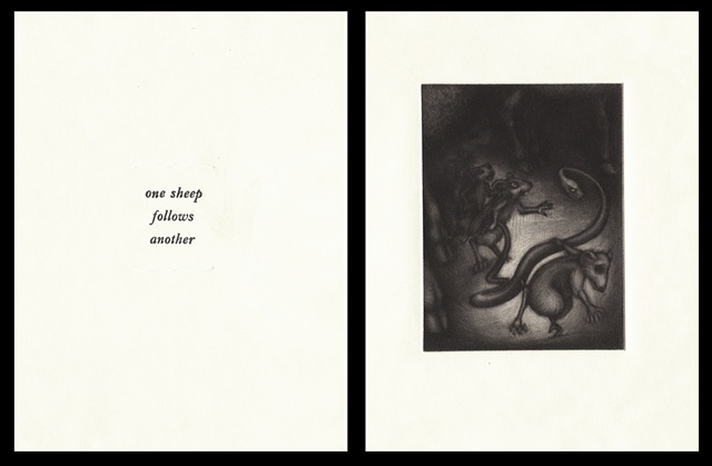 plate four:

"one sheep follows another"

2006