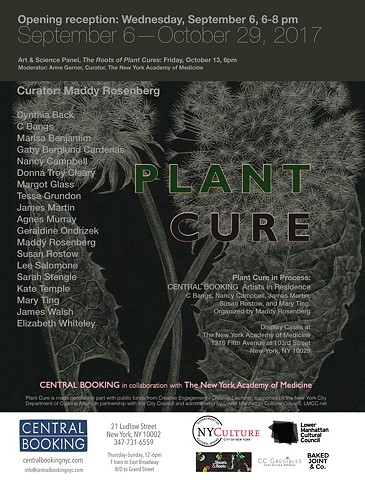 PLANT CURE at CENTRAL BOOKING IN COLLABORATION WITH  THE NEW YORK ACADEMY OF  MEDECINE