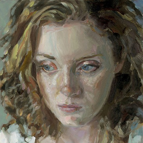 oil panel portrait