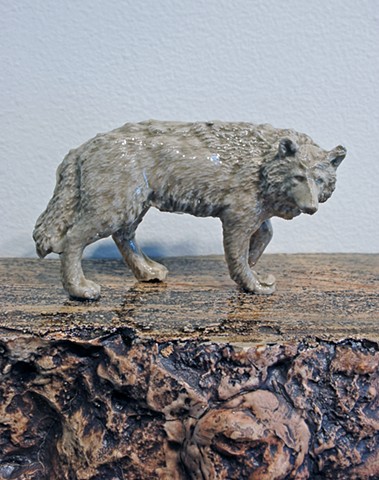 The Narrowing Ledge for the Wyoming Wolf (detail)