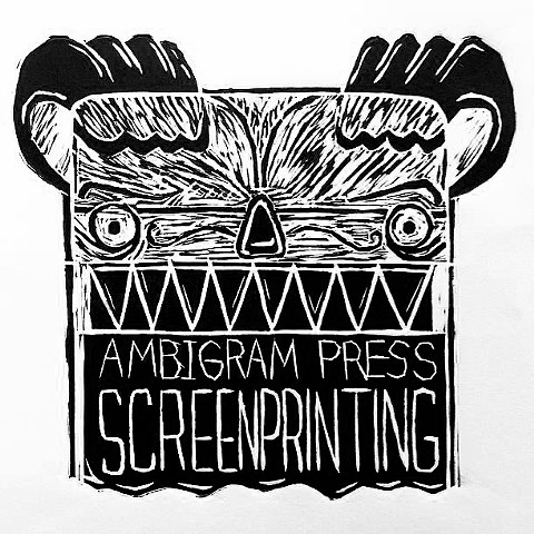 Squeelgee - Ambigram Press Screenprinting