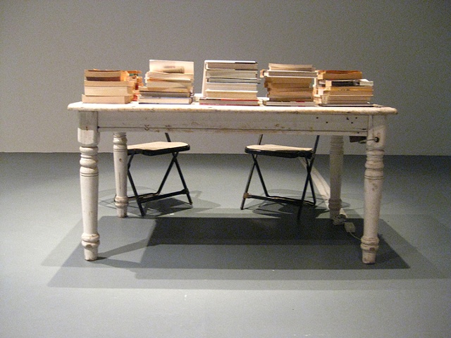 When I am reading I am far away 

(installation view)