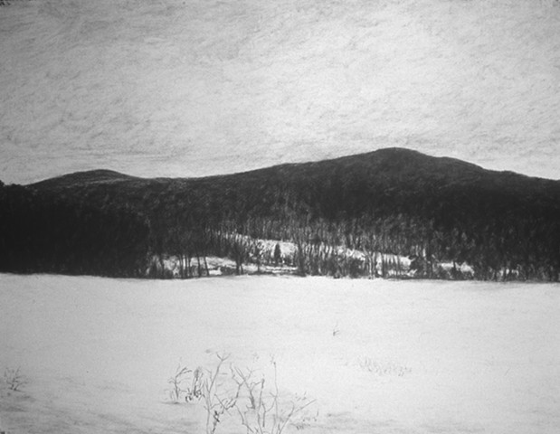 Millay Colony charcoal drawing katherine meyer artist
