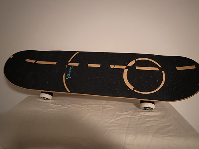 Hand Assembled and Crafted Custom Skateboard