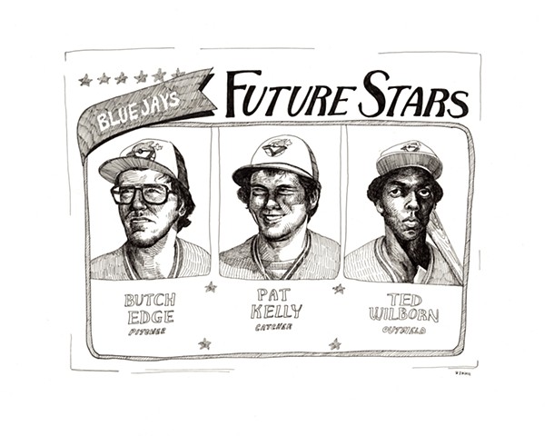 Future Stars: Butch Edge, Pat Kelly, Ted Wilborn (Topps 1980)
