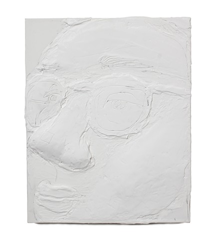 "Woman's Face (Abby)"
gesso on panel
20 x 16 inches