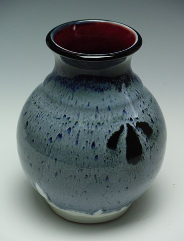 Red Black & Blue Vase