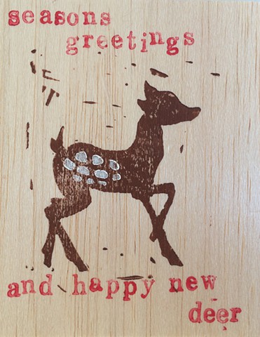 seasons greetings and happy new deer! (detail)