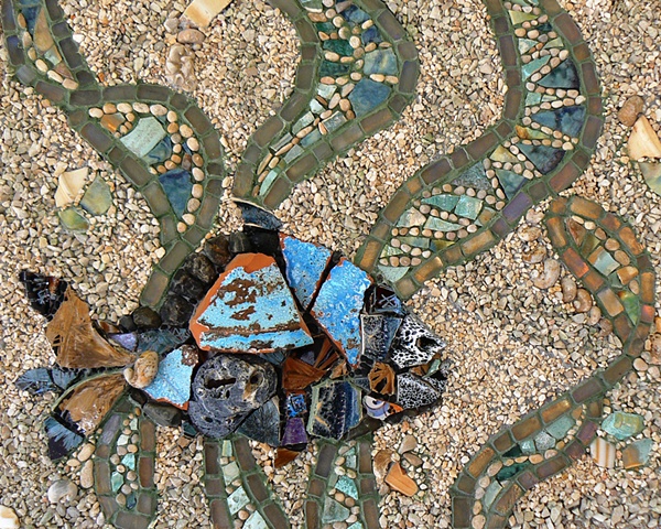 Mosaic Art by David Chidgey Underwater Dance