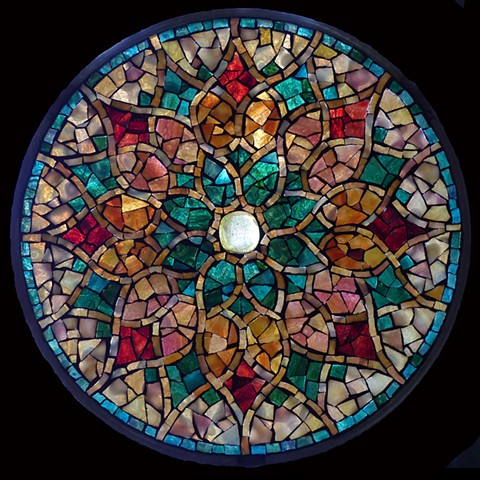Autumn Star - Sold
Stained Glass Mosaic
10" diameter