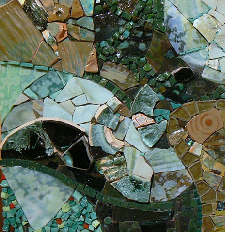 Mosaic Art Ebb and Flow by David Chidgey 