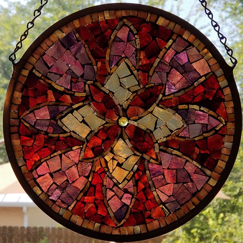 Art Glass Mosaics Mandala Workshop by David Chidgey San Antonio