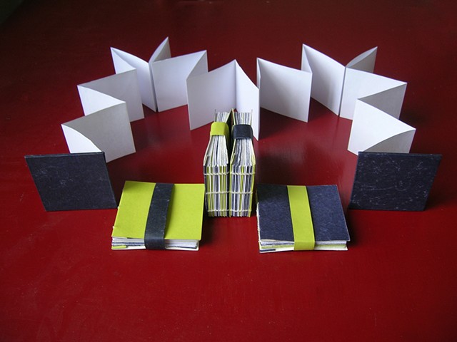 Blank Books made with Fruit Wrapping Paper