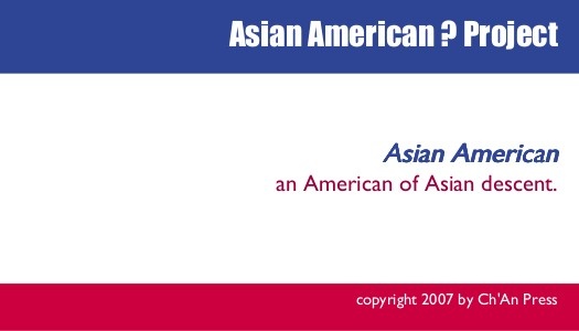 Asian American is American
