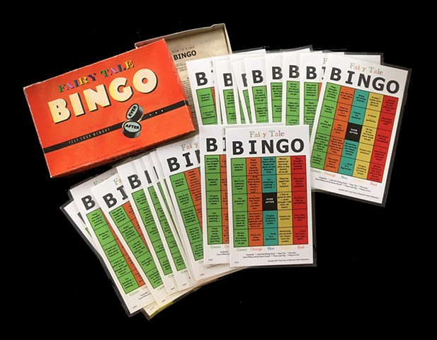 Bingo box opened showing 20 cards