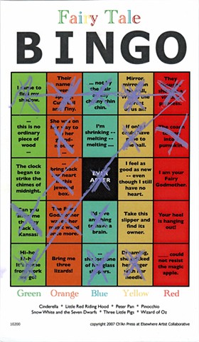 A Marked Bingo Card