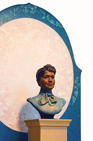 Commissioned by the Brockport State University of New York for the Fannie Barrier Williams Liberal Arts Building custom historical memorial monument statue
