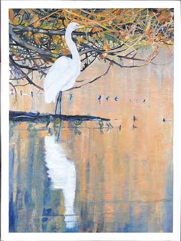 Early Morning Egret