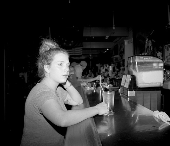 The girl at the bar - Imperial Saloon, Juneau, Alaska, 2018