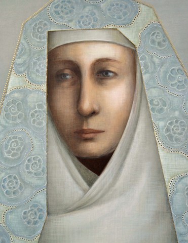 commissioned portrait of Saint Hilda of Whitby