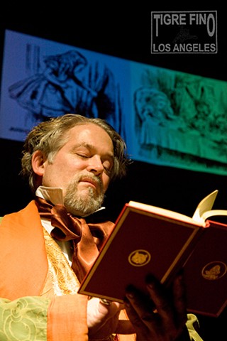 play about fictional meeting between Charles Dickens and Lewis Carroll. Photographs by Tiger Munson