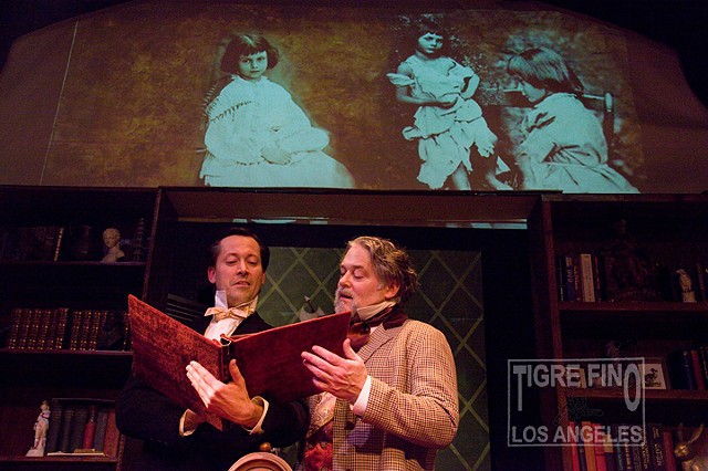 play about fictional meeting between Charles Dickens and Lewis Carroll. Photographs by Tiger Munson