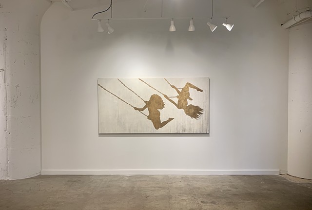Installation of "Swing Silhouettes"