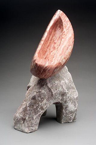 Jan Acton, From Within,  abstract stone sculpture