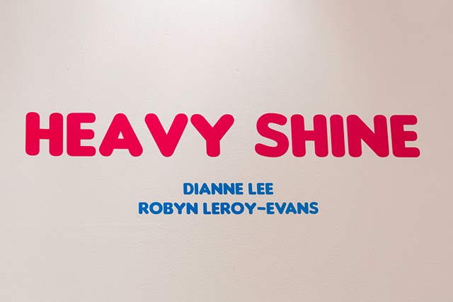 HEAVY SHINE, artists Dianne Lee and Robyn LeRoy-Evans, The Front, New Orleans, 2019