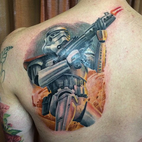 Star Wars tattoo stormtrooper 