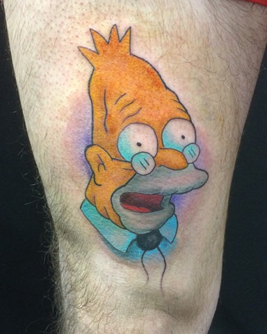 The Simpsons tattoo Strange World Tattoo Calgary 